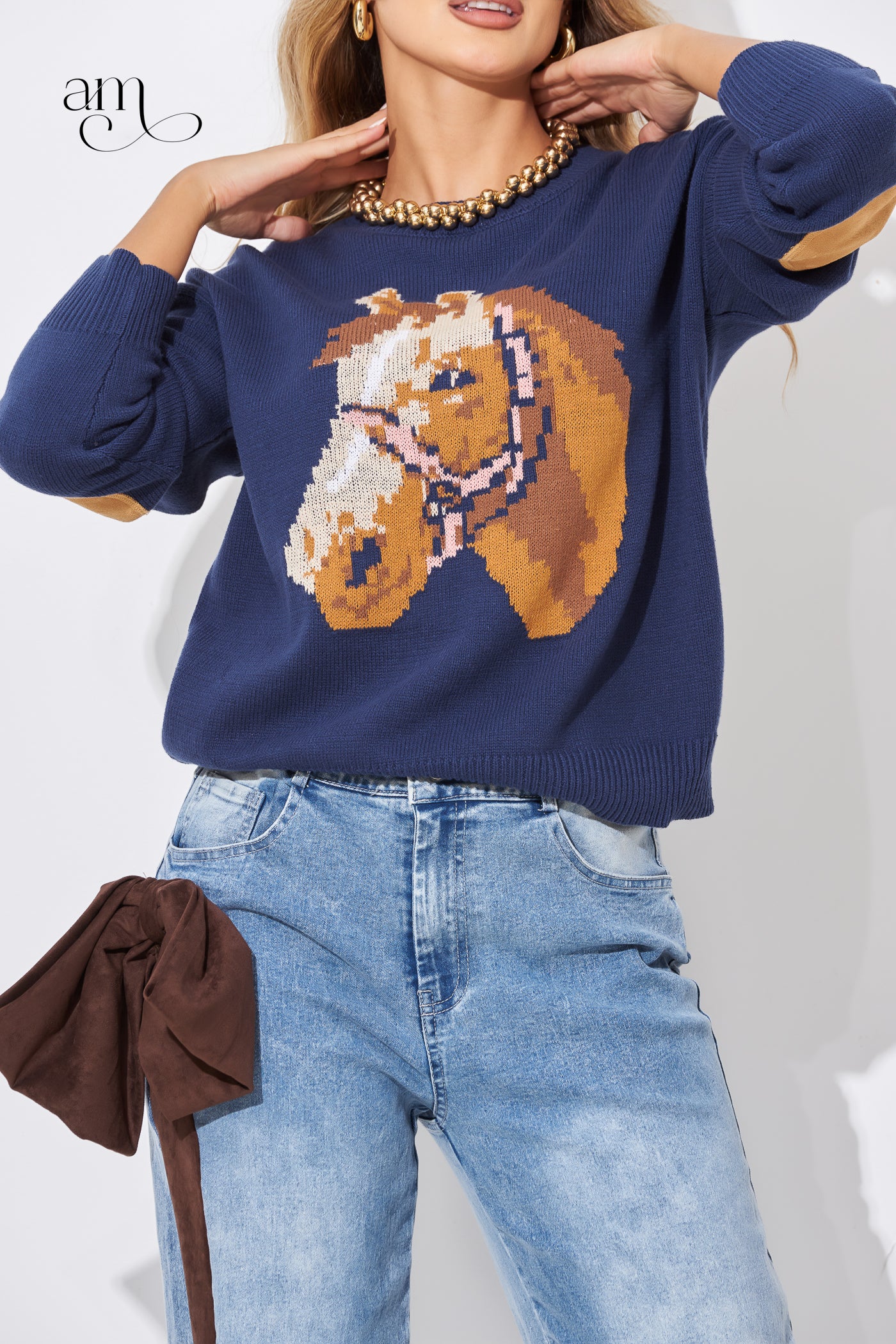 Sueter Blue Horse