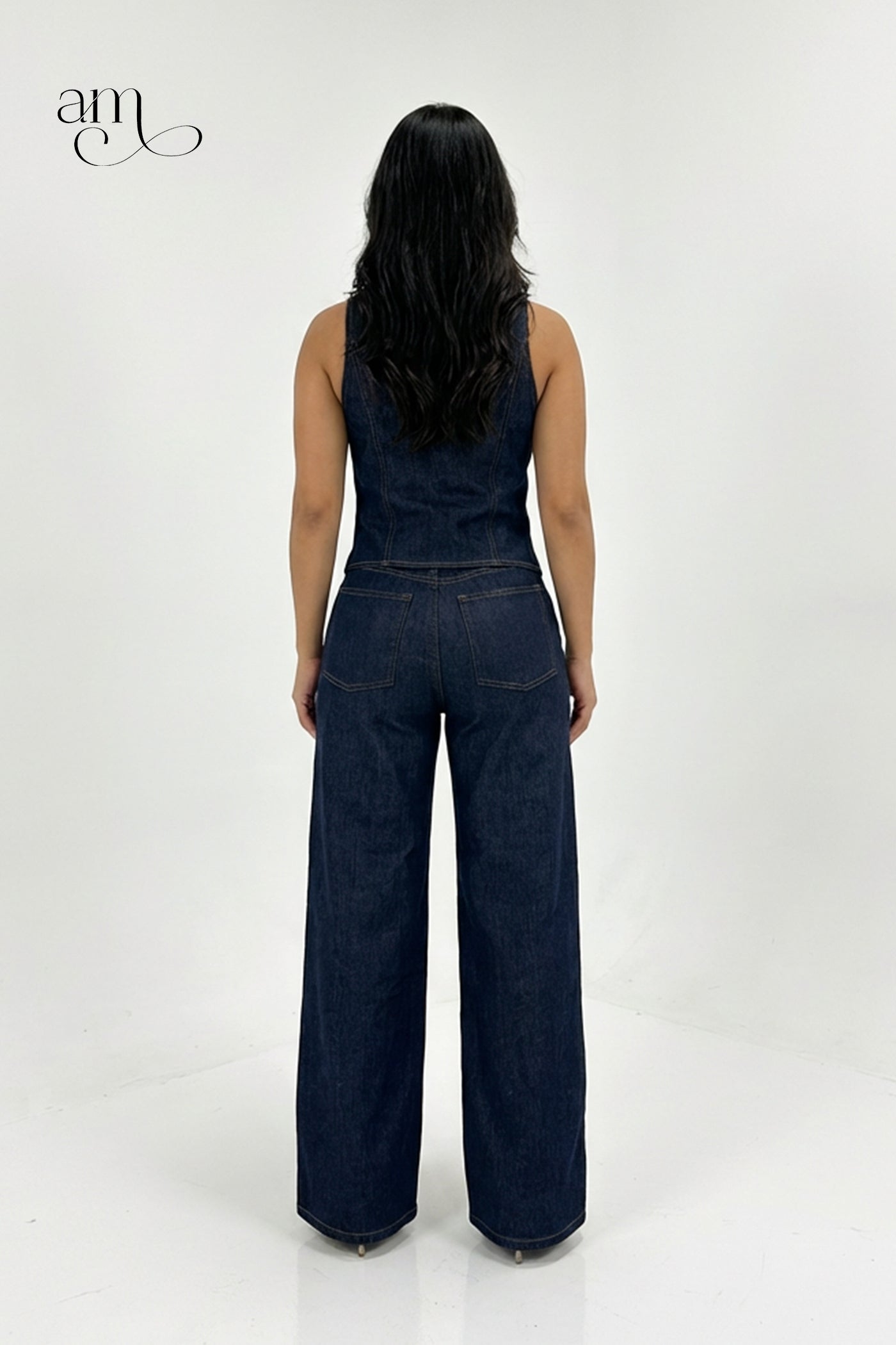 Denim blue set