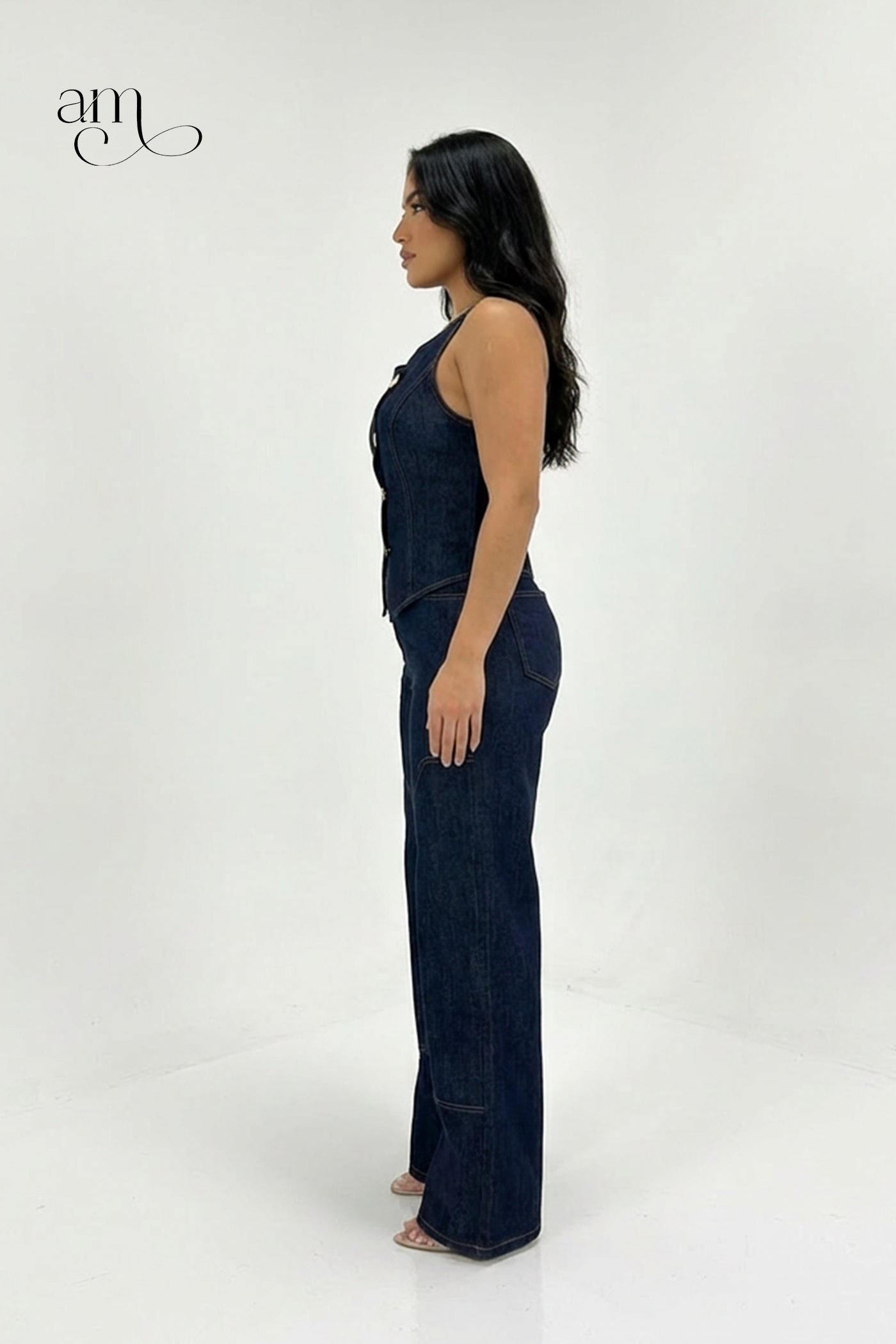 Denim blue set