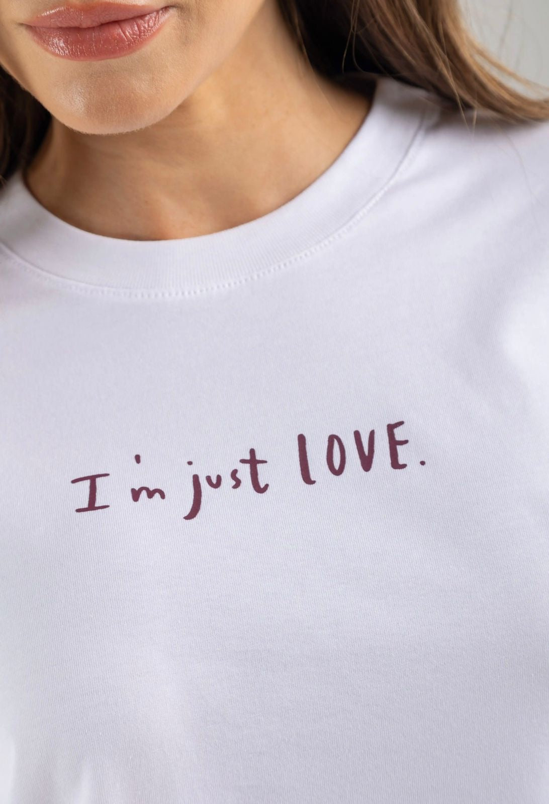 Camiseta Blanca im Justo Love