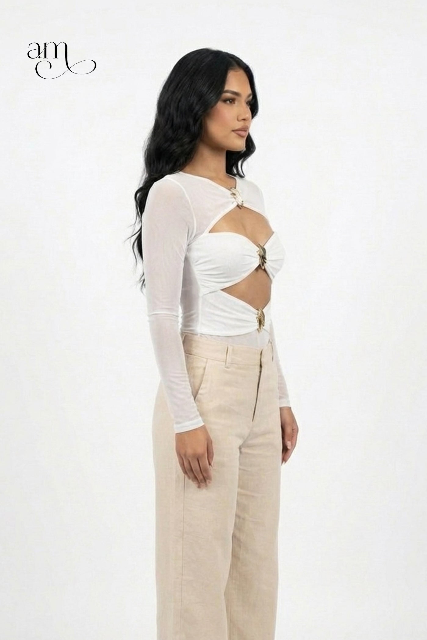 Blusa White Col