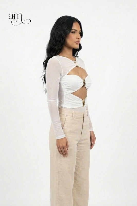 Blusa White Col