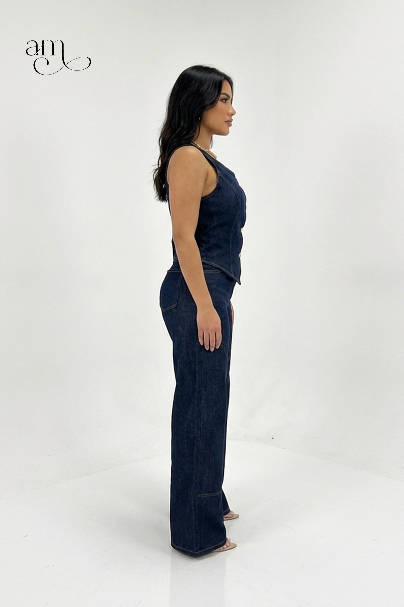 Denim blue set