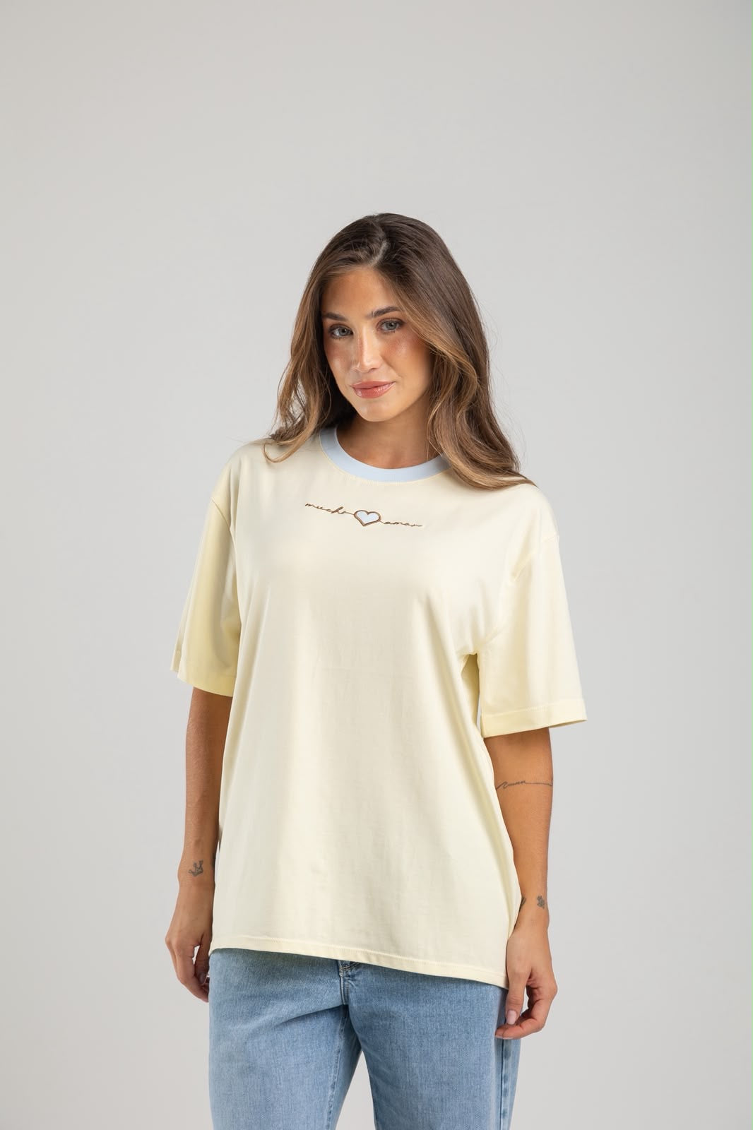 Camiseta Amarilla Corazon
