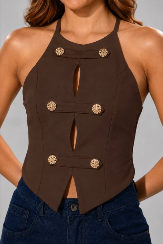 Blusa Napoleon Cafe Eden