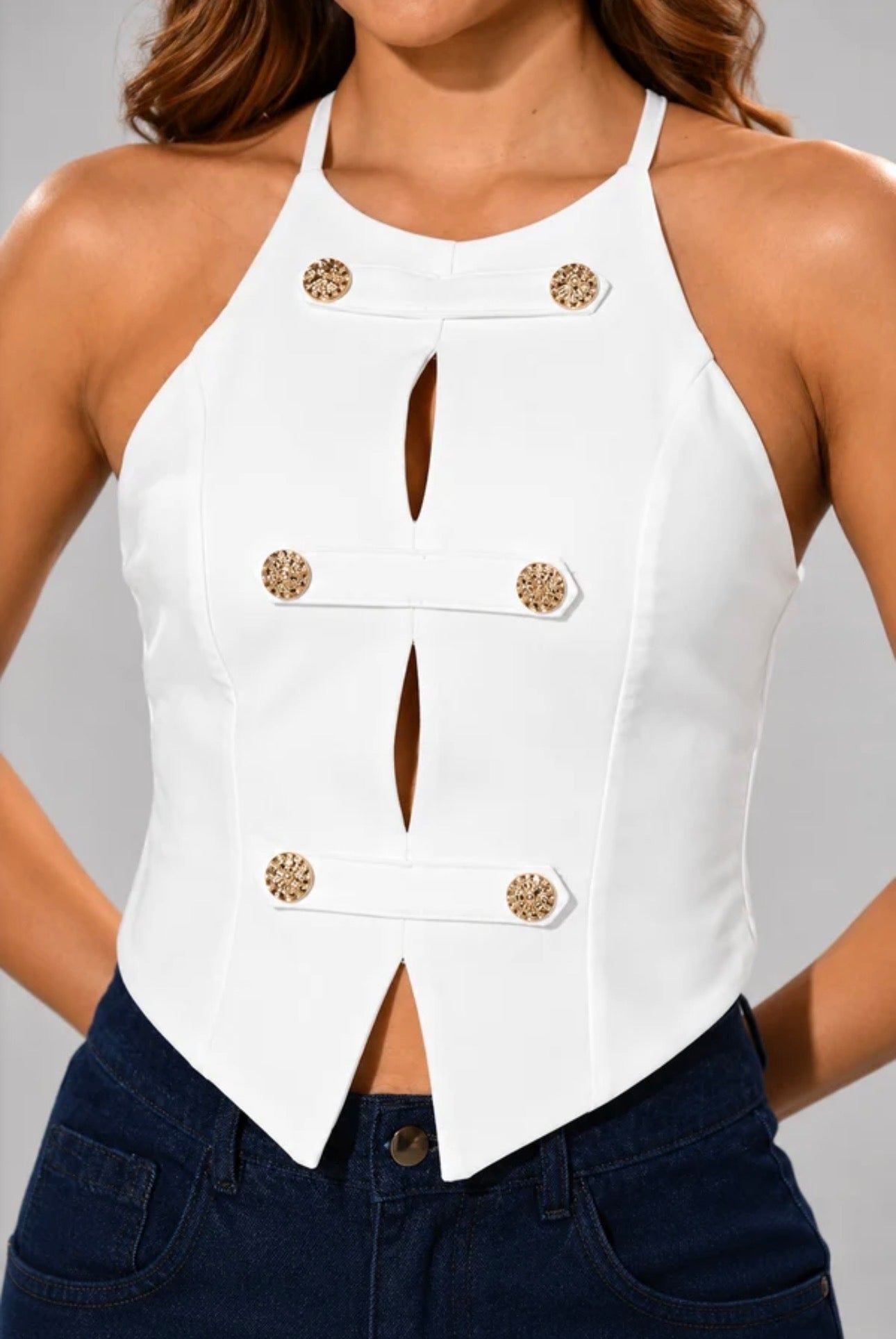 Blusa Napoleon Blanca