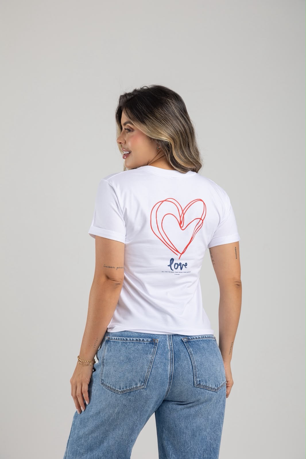 Camiseta Blanca Love