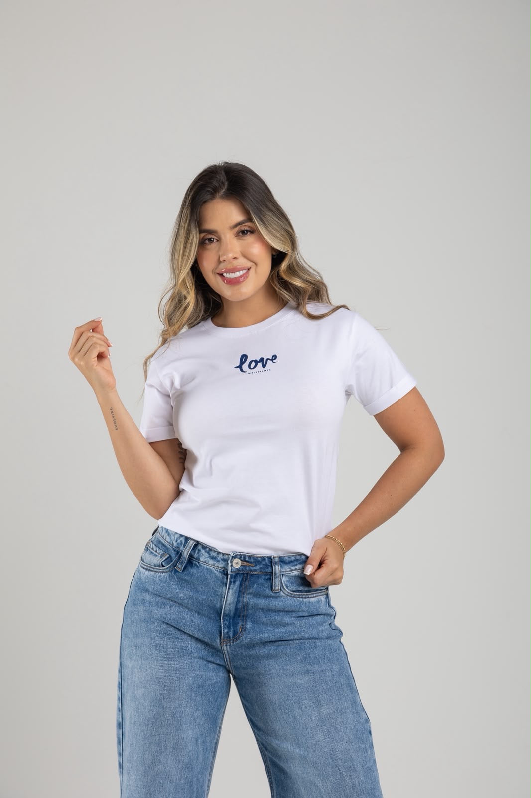 Camiseta Blanca Love