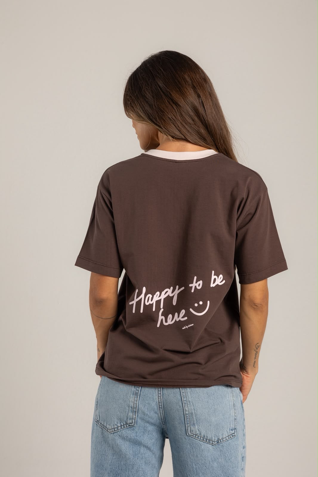 Camiseta Cafe Happy To Be