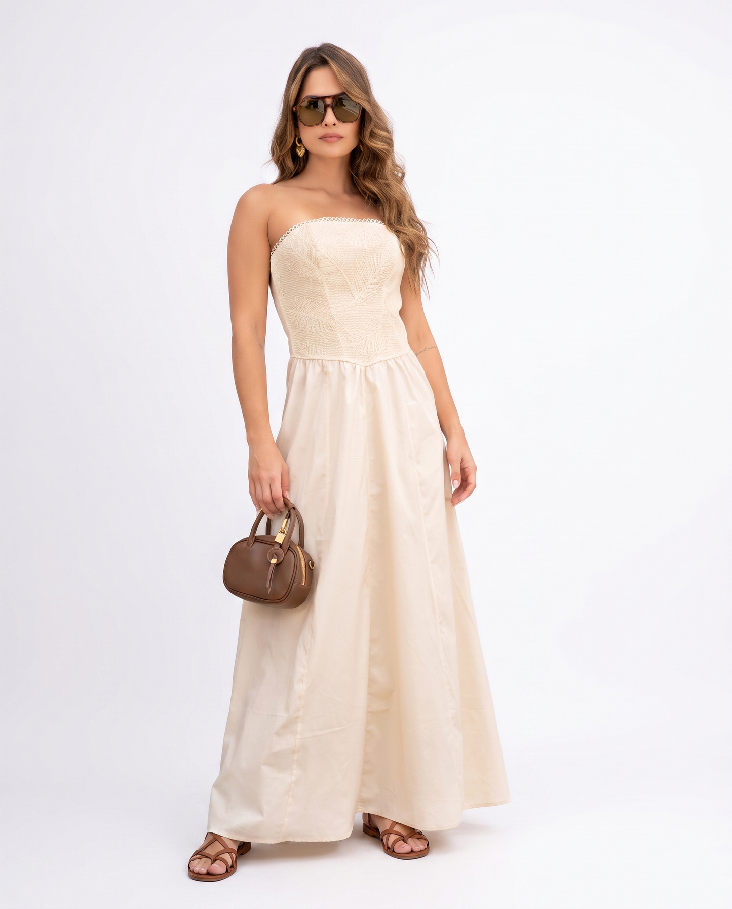 Vestido Eva Dress Beige