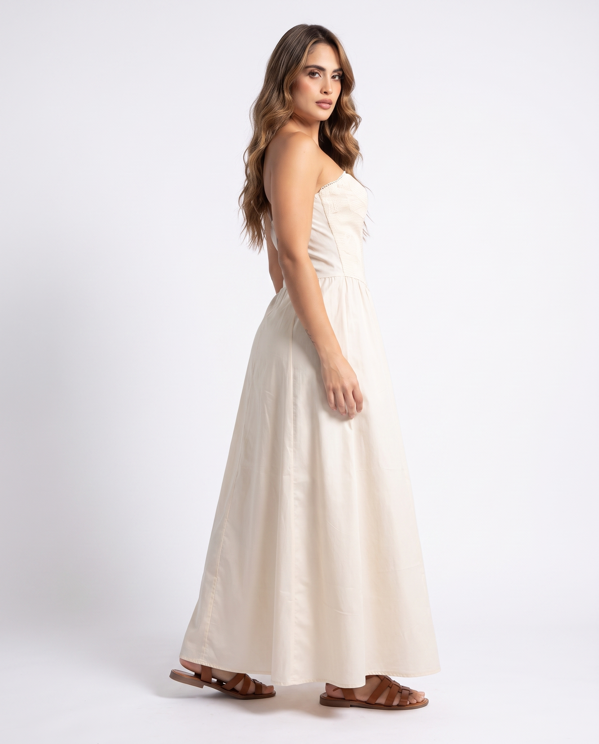 Vestido Eva Dress Beige